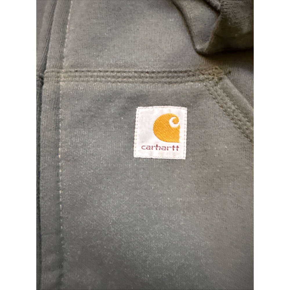 Carhartt 100632 Mens Rutland Thermal Lined Zip Front Hooded Sweatshirt Large - Picture 3 of 7